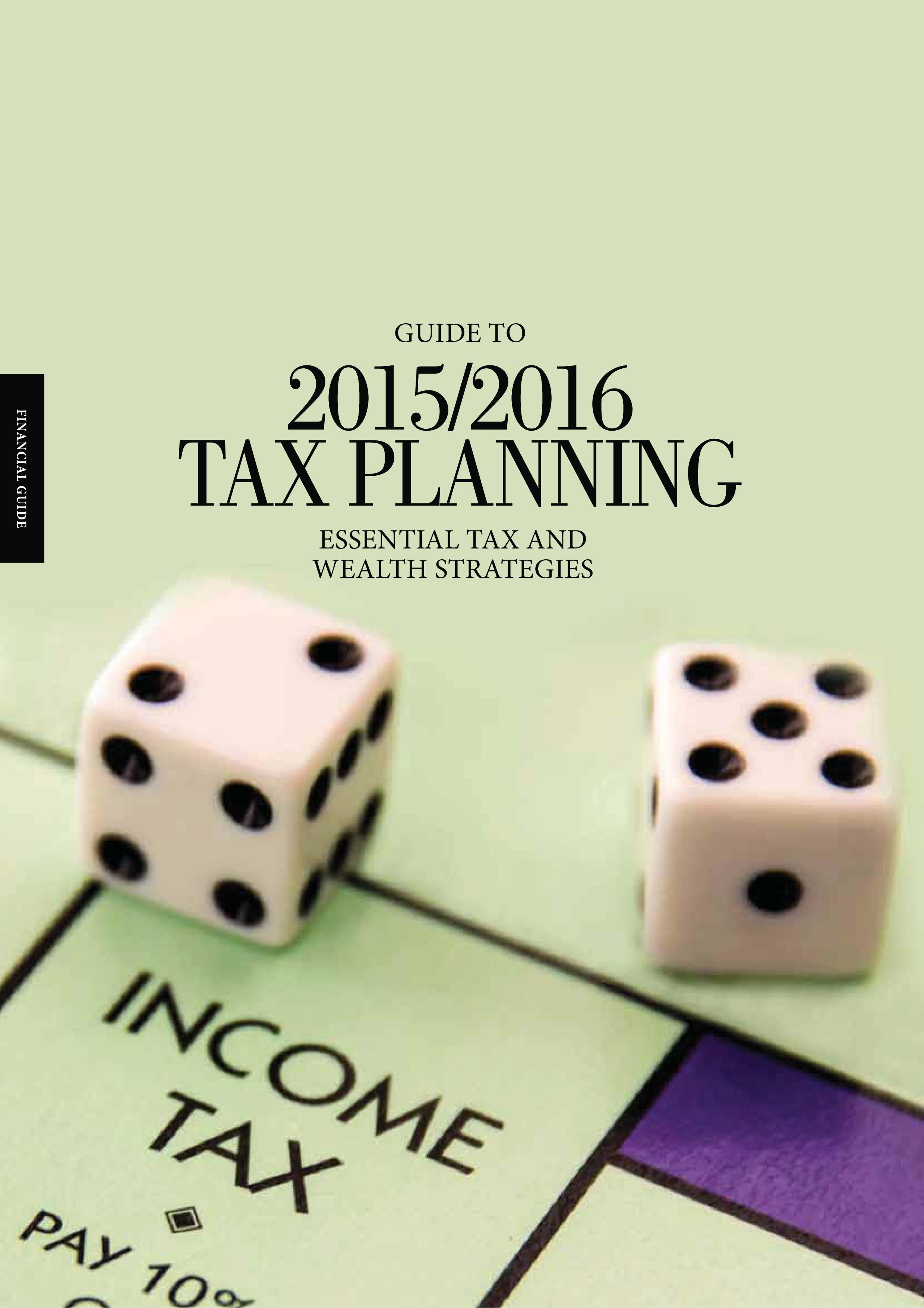 2015/2016 Tax Planning