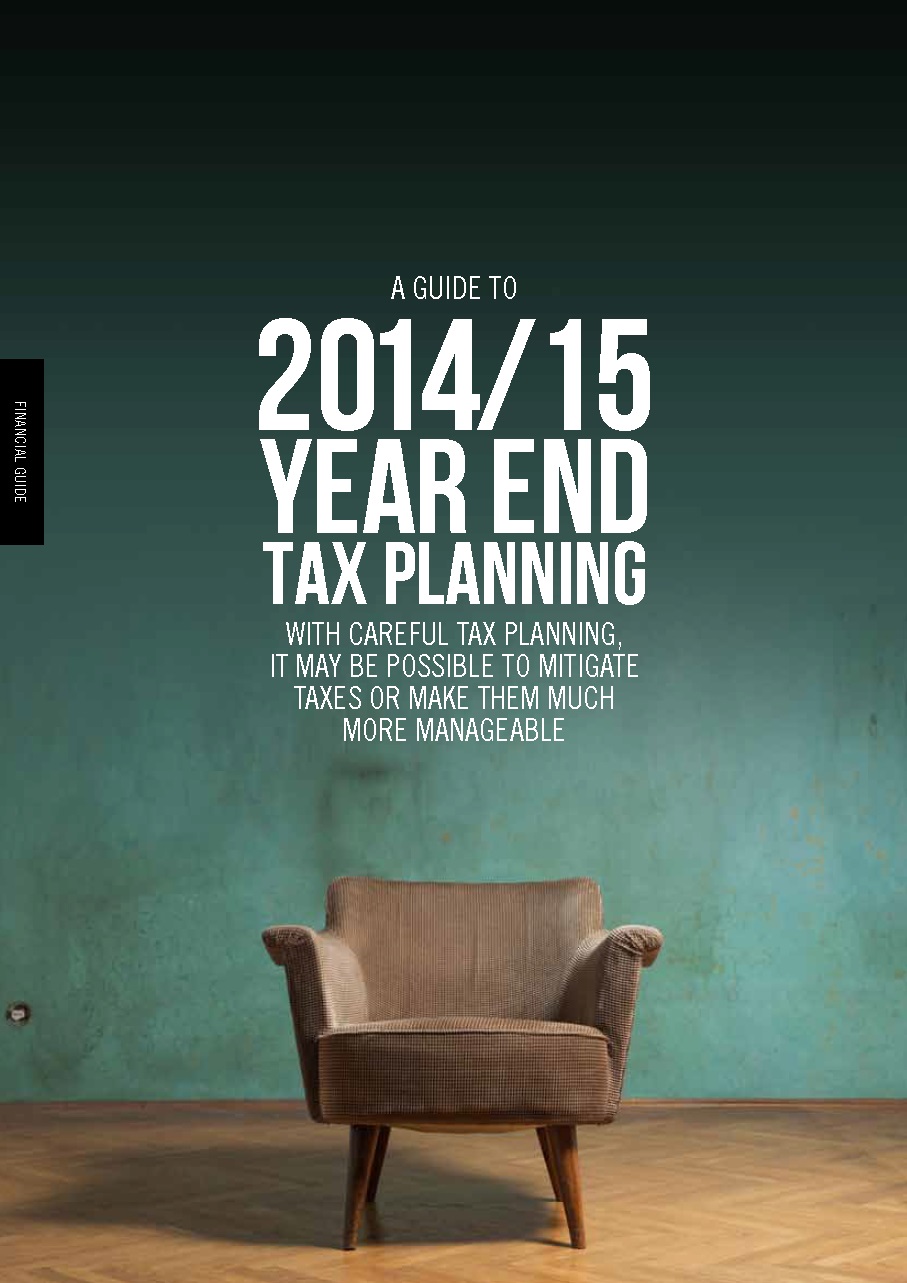 A Guide to 2014-2015 Year End Tax Planning